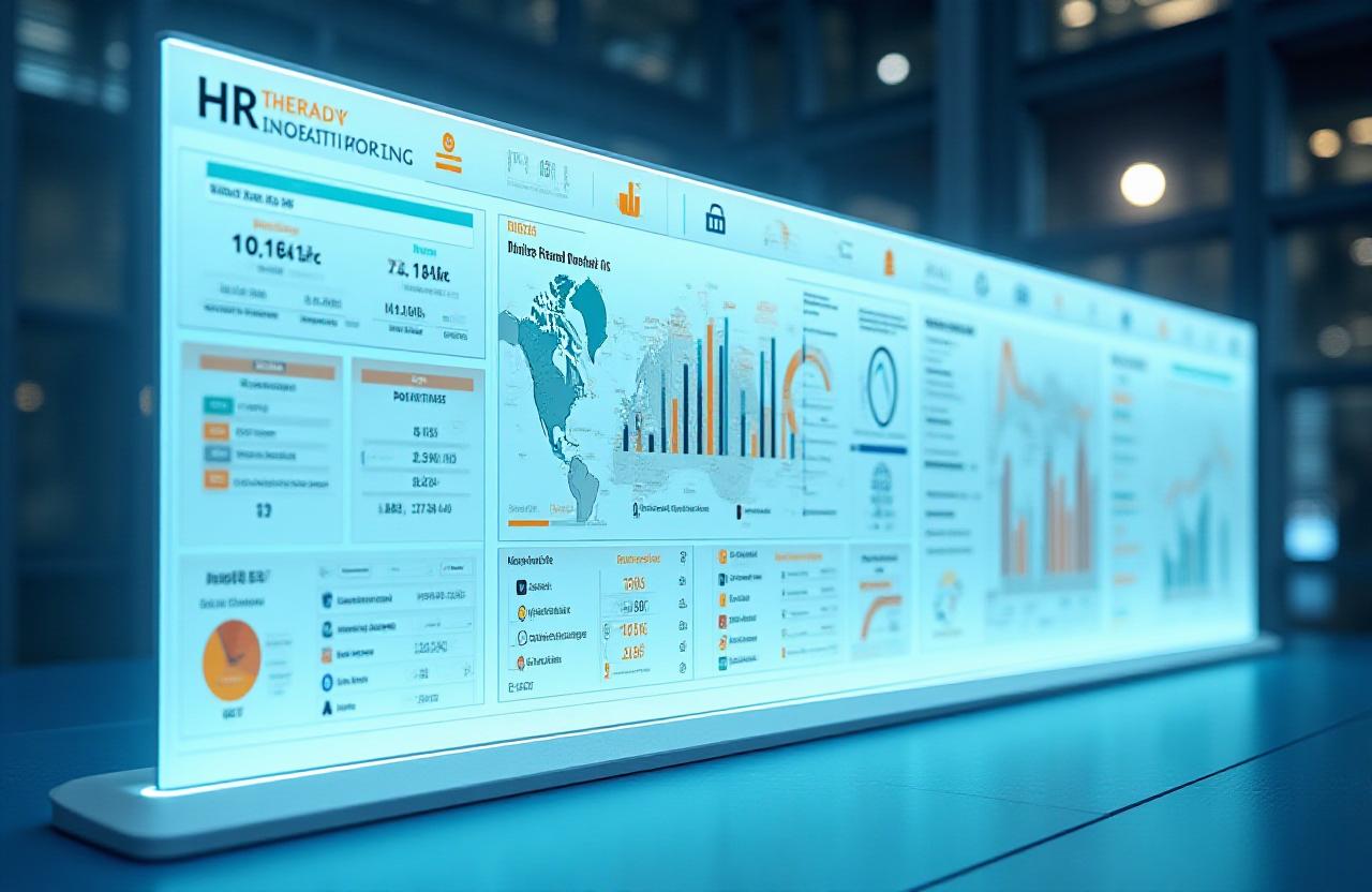 Panel de control de soluciones de RRHH con inteligencia artificial
